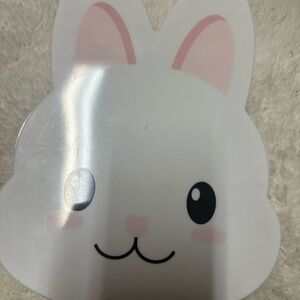Cute Bunny Face Snackle Box - White & Pink